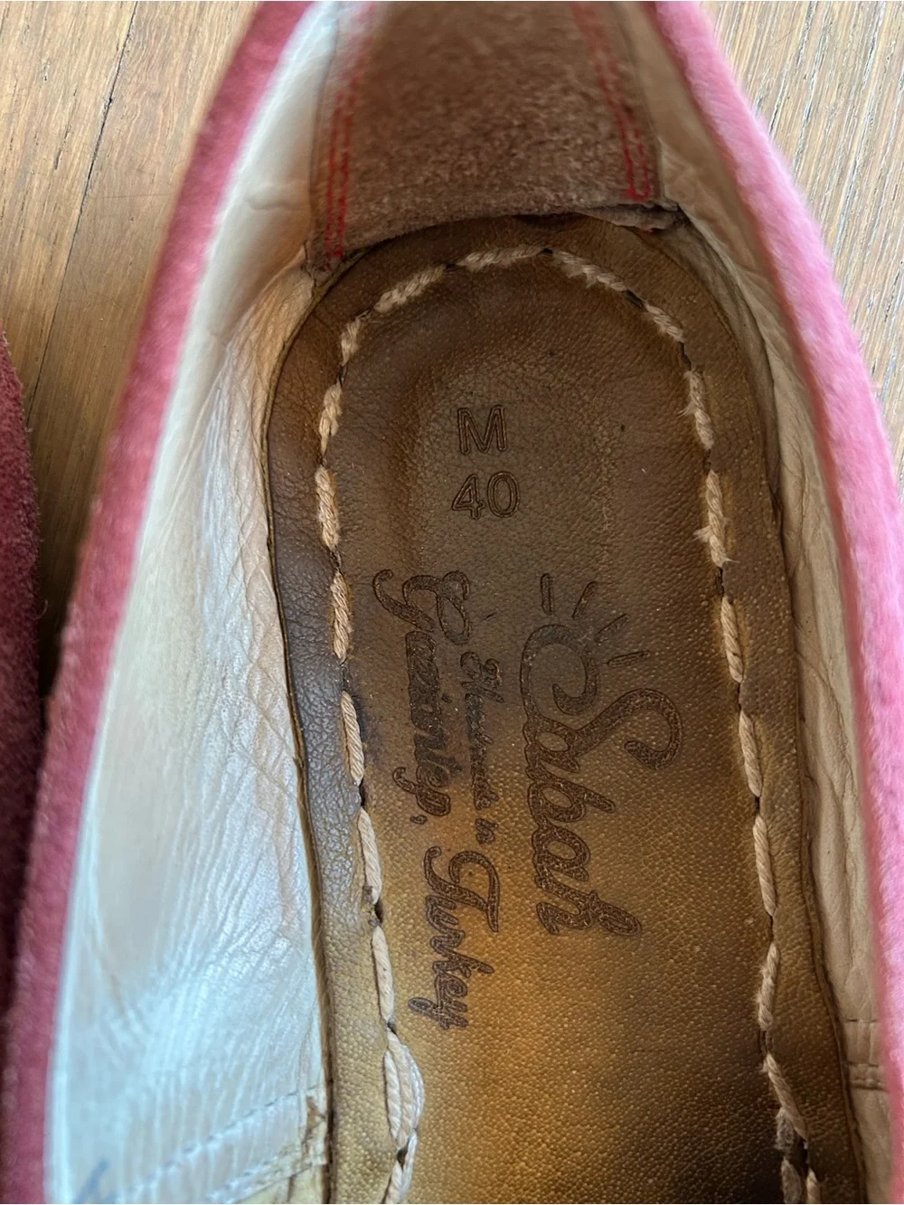 Sabah Pink Suede Slip-Ons – Men’s EU 40